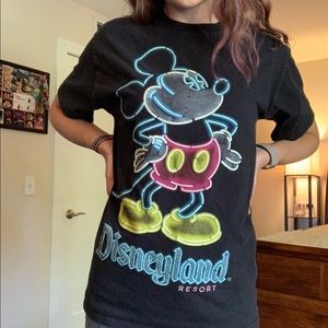Disneyland Neon Mickey Graphic Tee